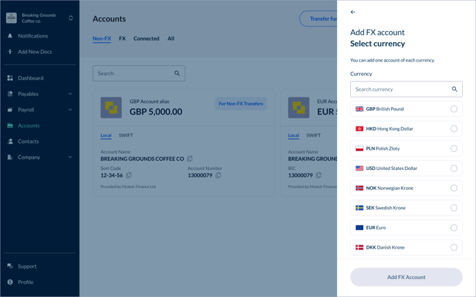 Add account currency-1