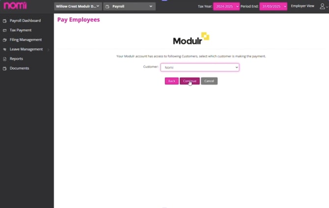 Nomi_Select Customer