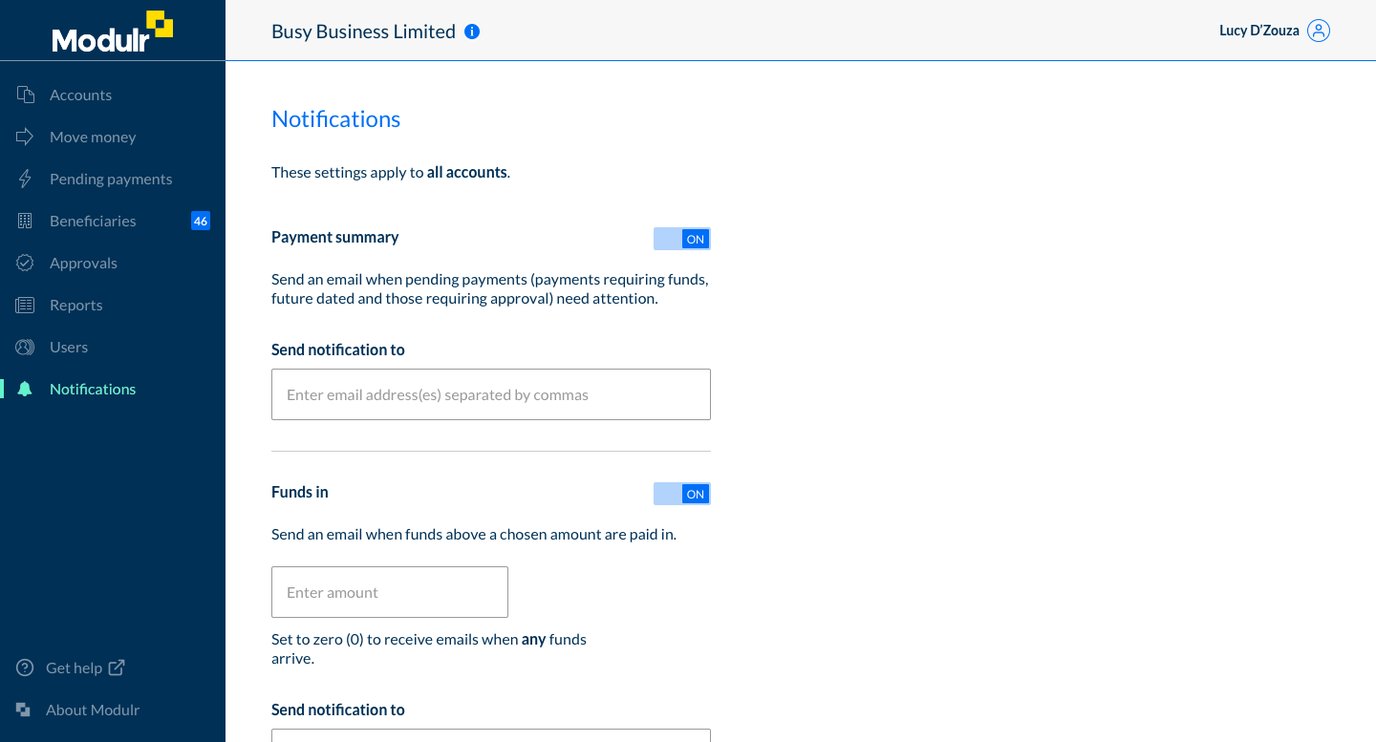 Setting Up Notifications