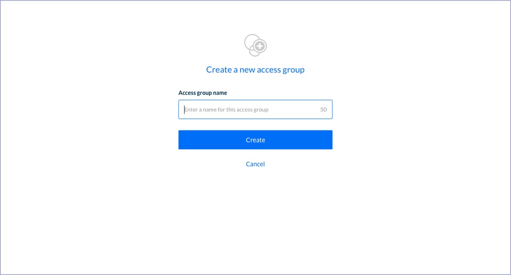Creating an Access Group