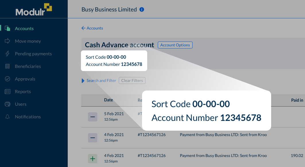 Where to Find the Sort Code and Account Number