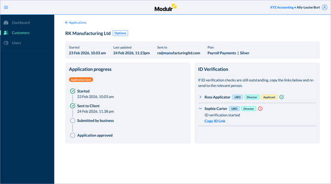 ✅ Del – Inv Client appl – Appl detail-1